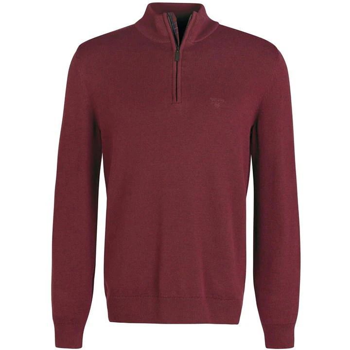 Avoch Half Zip Sweatshirt - Red