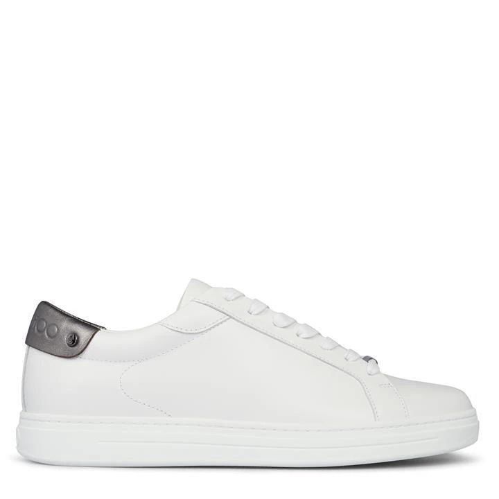 Rome Low Canvas Trainers - White