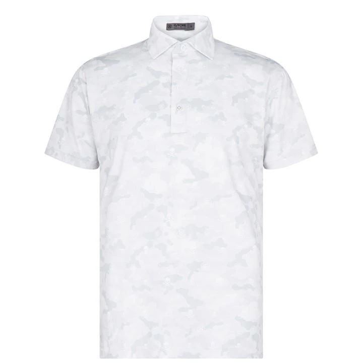 Icon Camo Polo Shirt - White