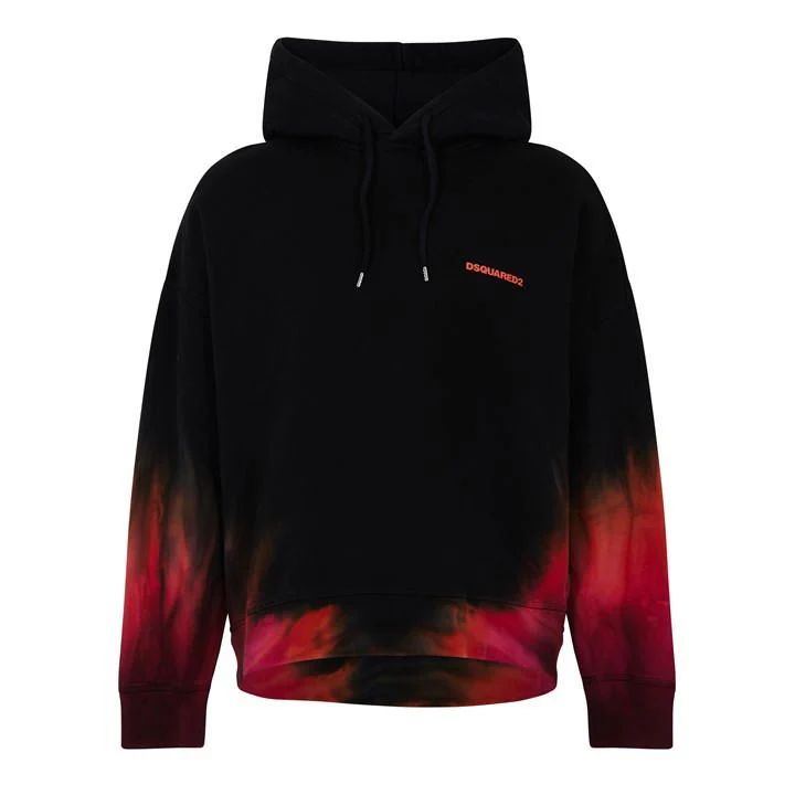 Flame Tie & Dyed Hoodie - Multi