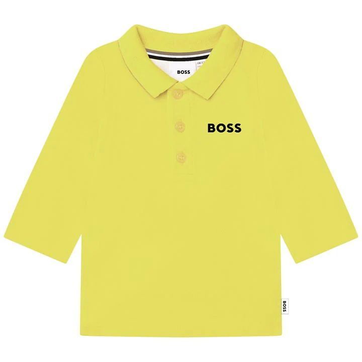 Boss Long Sleeve Polo Infants - Yellow