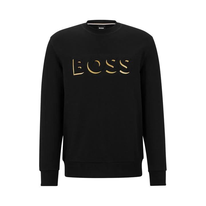 Boss Stadler Crew Sweater Mens - Black