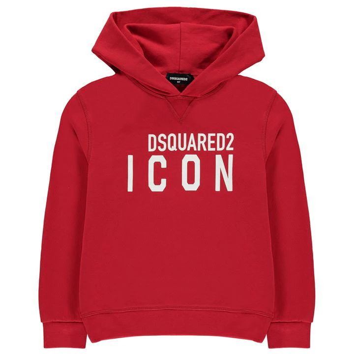 Boy'S Basic Logo Oth Hoodie - Red