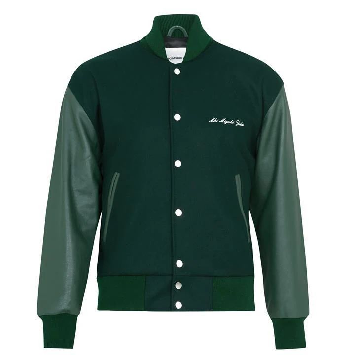College Varsity Jacket - Green