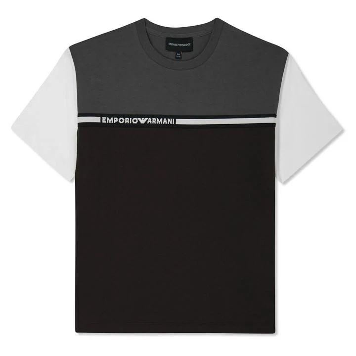 Logo Tape T-Shirt - Grey