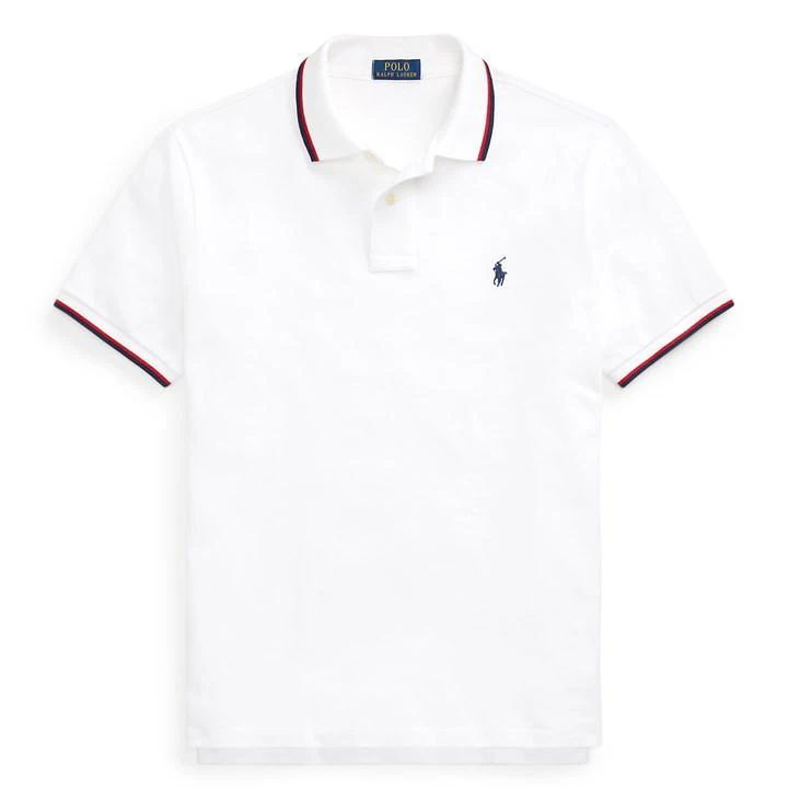 Mesh Polo Shirt - White