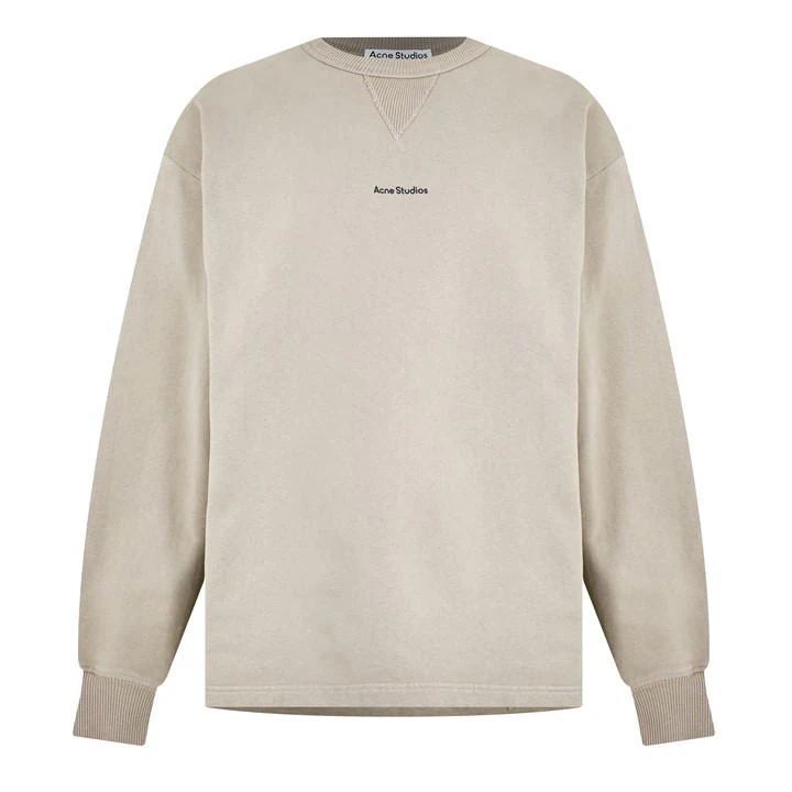 Stamp Logo Sweatshirt - Beige