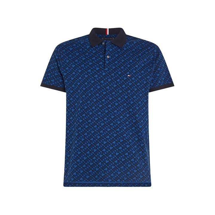 Monogram Polo Shirt - Blue