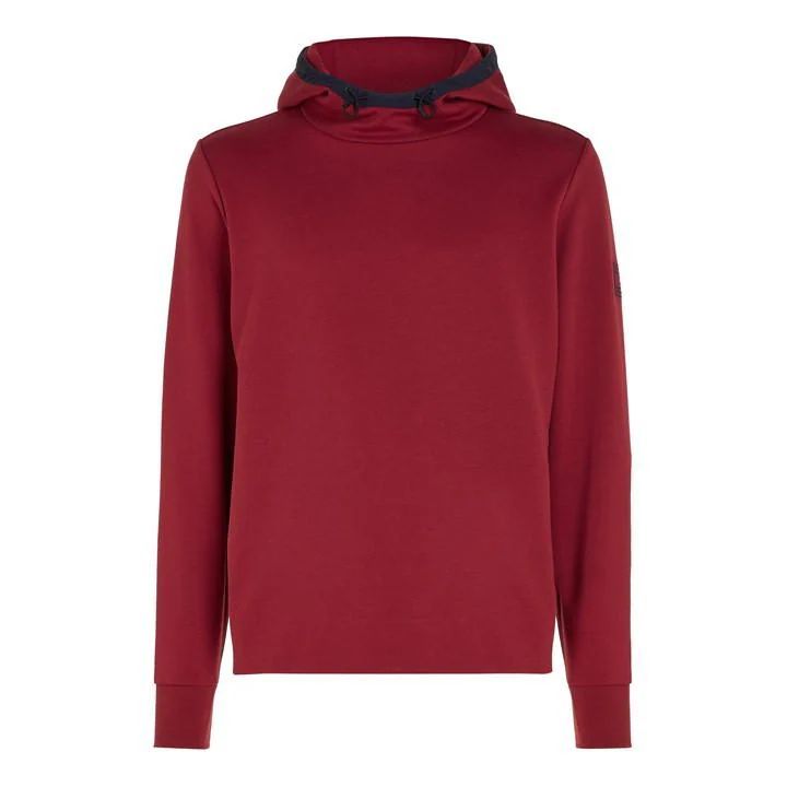 Double Face Knit Hoodie - Red