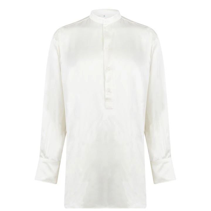 Collarless Ferno Shirt - White