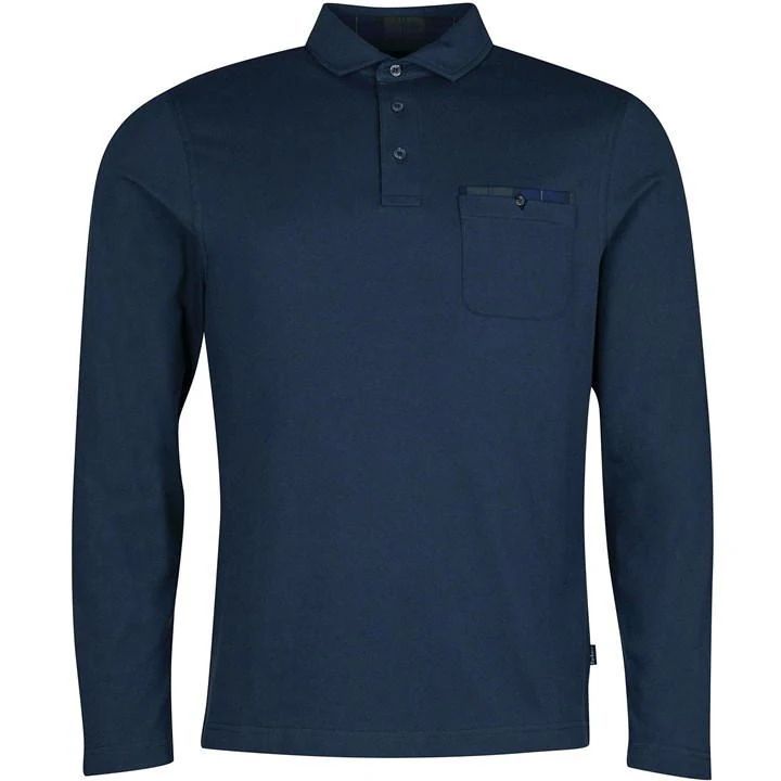 L/S Corpatch Polo Shirt - Blue