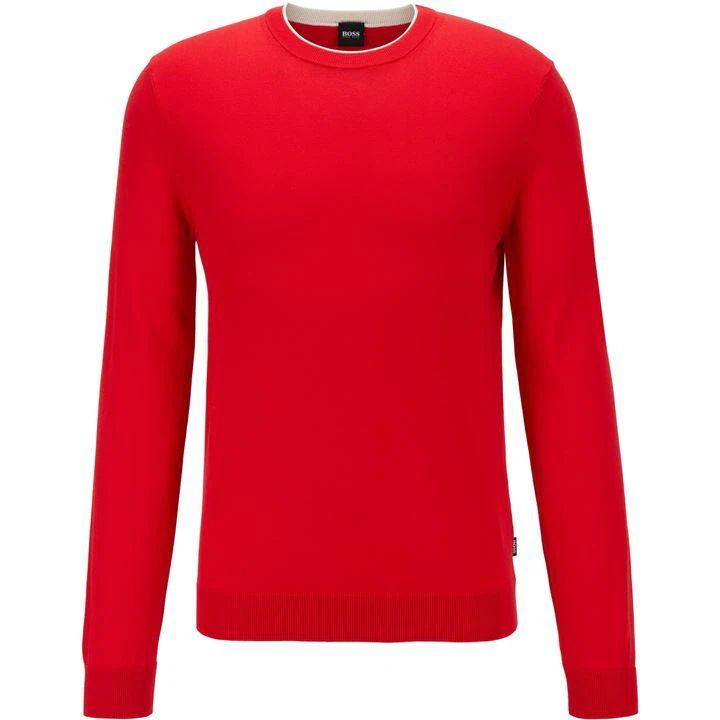 Fabello Slim Fit Sweater - Red