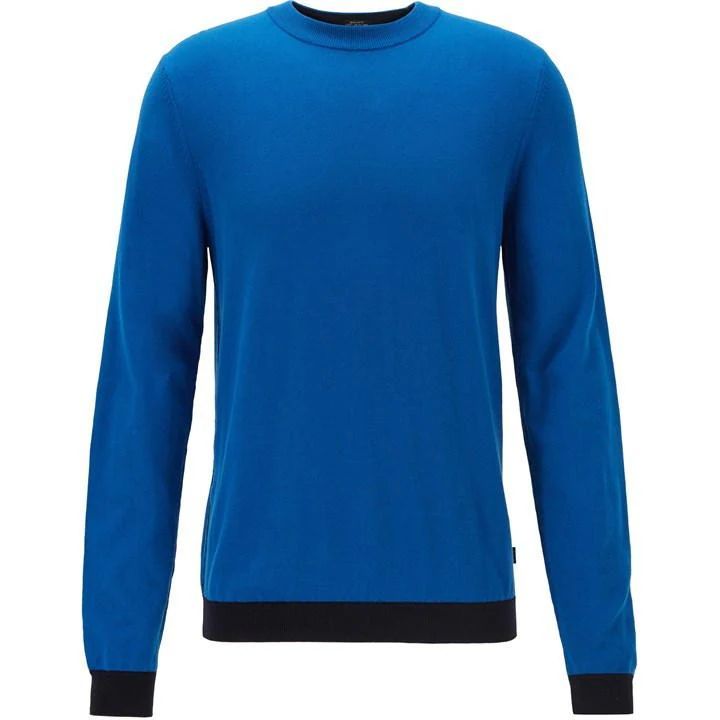 Boss Omanolo Knit Sweater Mens - Blue