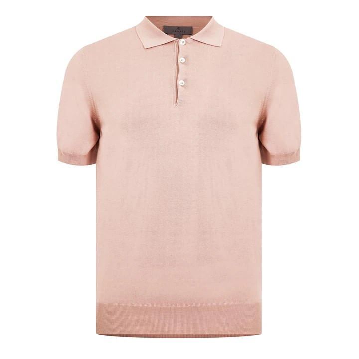 Canali Knit Polo Sn00 - Pink