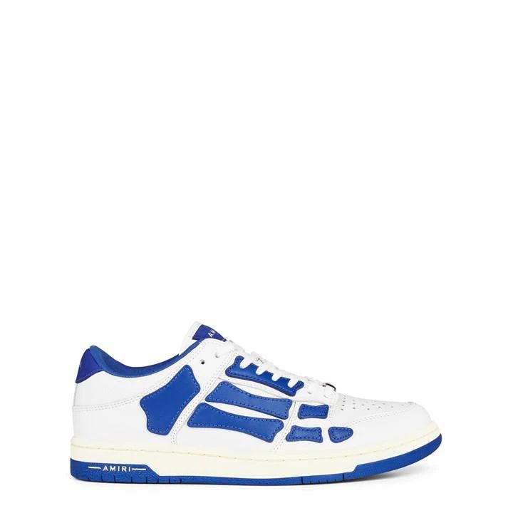 Skeleton Top Low Trainers - White