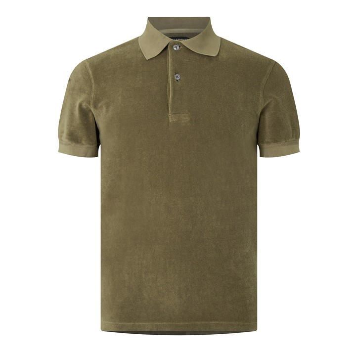 Twill Polo Shirt - Brown