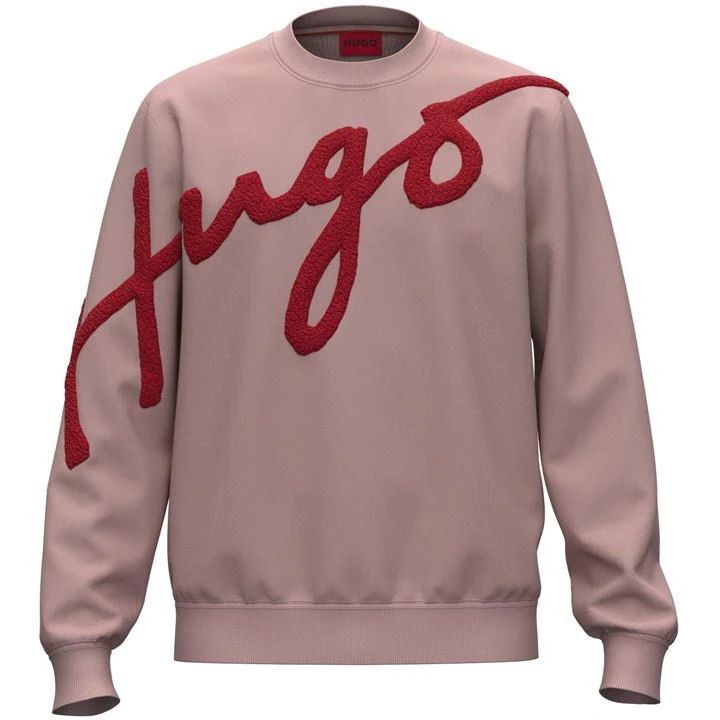 Emblazoned HUGO Sweatshirt - Pink