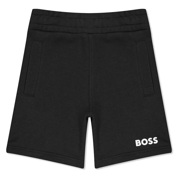 Boy's Logo Shorts - Black