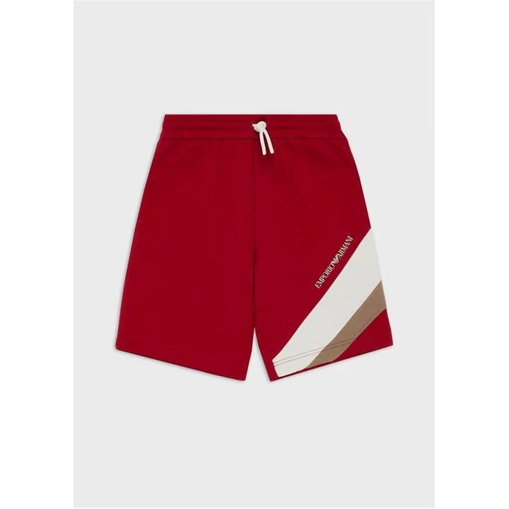 Bold Logo Shorts - Red
