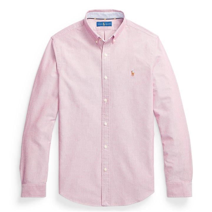 Polo Slim Fit Oxford Shirt - Pink