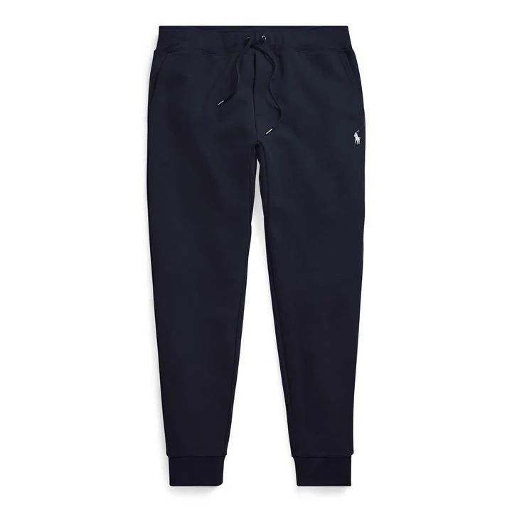 Cuffed Logo Jogging Bottoms - Blue