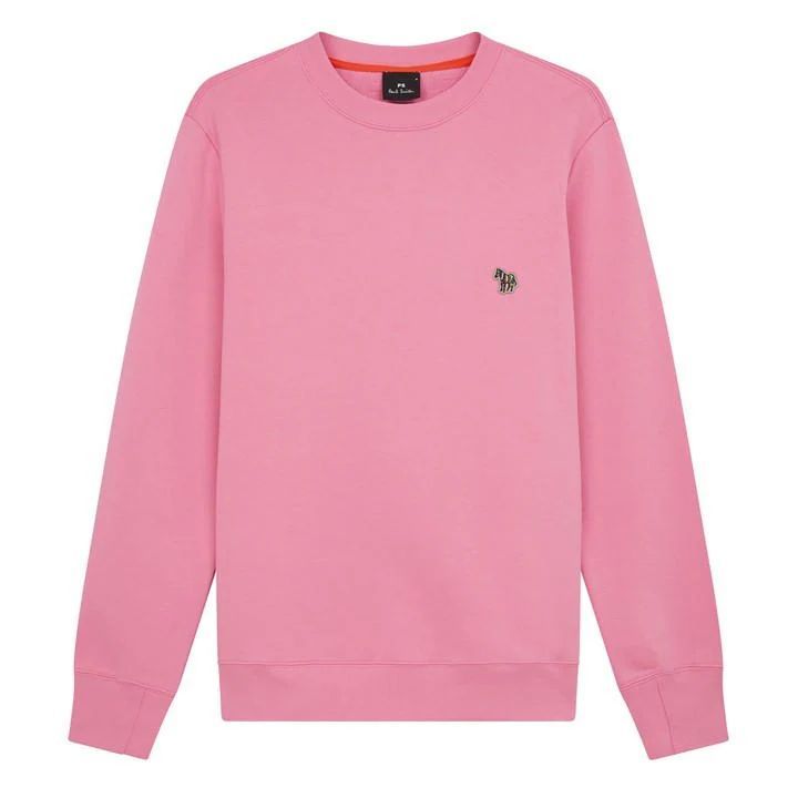 Zebra Crew Sweatshirt - Pink