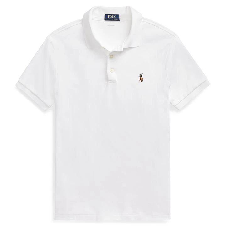 Slim Pima Polo Shirt - White