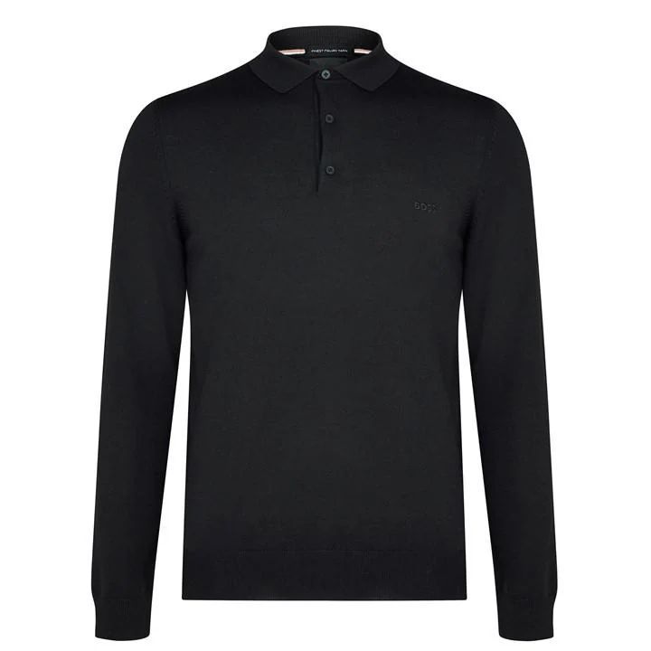 Bono Knit Polo Shirt - Black