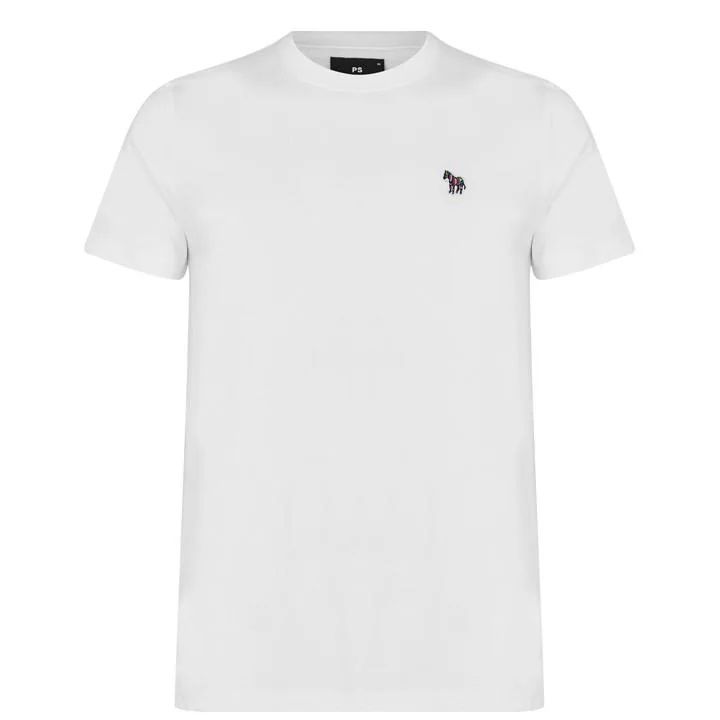 PS Paul Smith Short Sleeve Zebra T-Shirt Mens - White