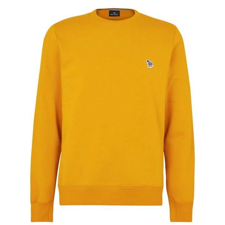 Zebra Crew Sweatshirt - Yellow