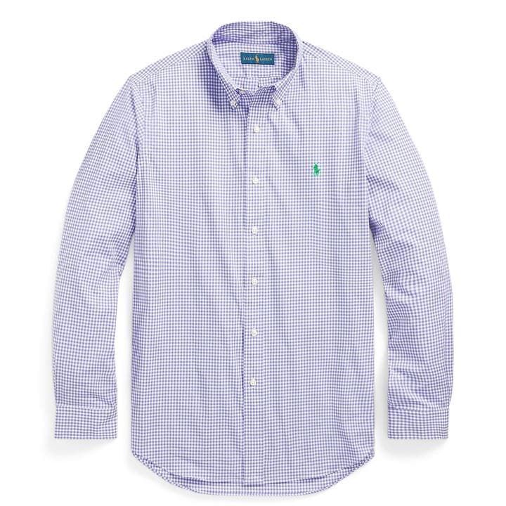 Polo Ralph Lauren Poplin Shirt Mens - Purple