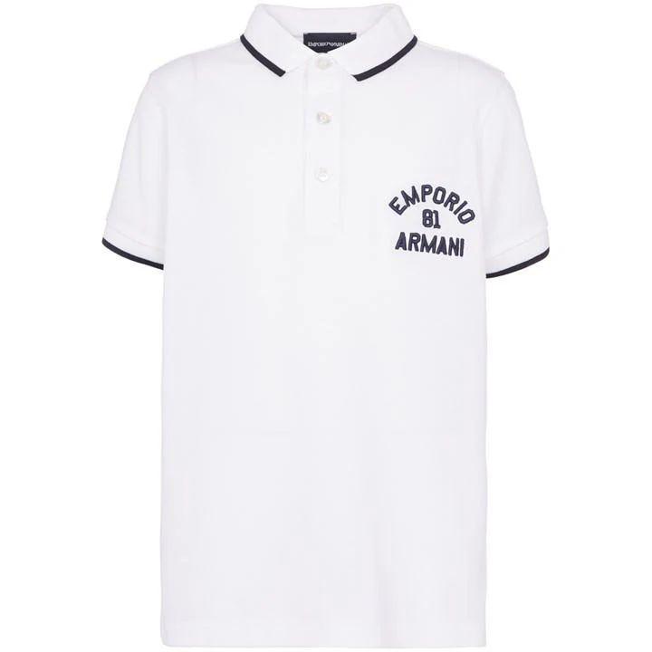 Tipped Polo Shirt - White