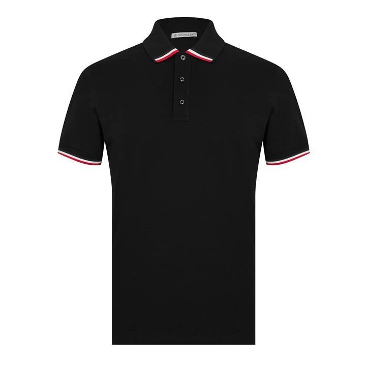 Trim Polo Shirt - Black