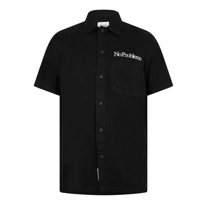 Mini No Problemo Uniform Shirt - Black