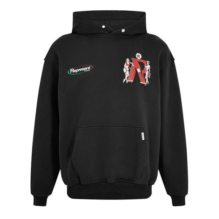 Premium Graphic Hoodie - Black