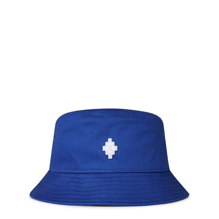 Cross Bucket Hat - Blue