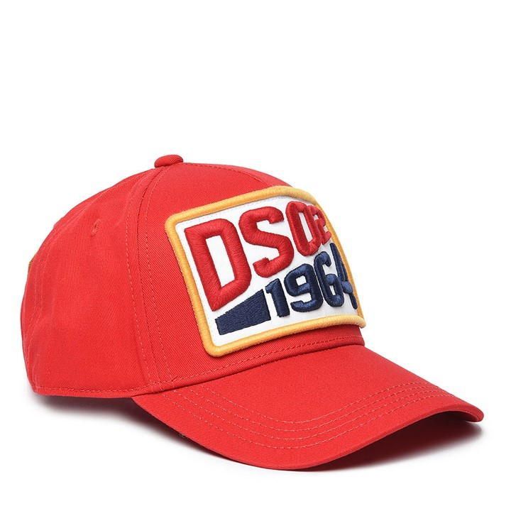 Logo Patch Baseball Cap - Red