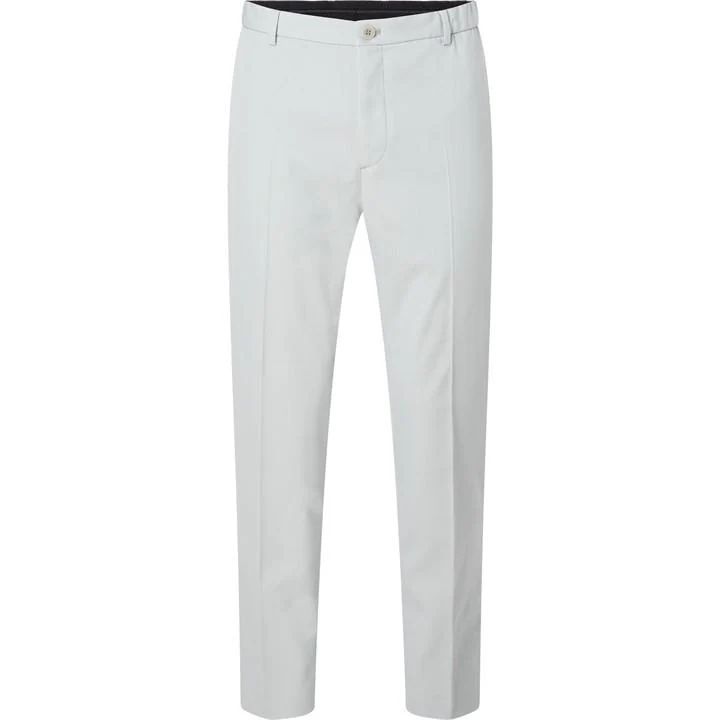 Straight Gabardine Trousers - Blue