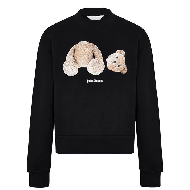 Boy'S Bear Logo Sweatshirt - Black