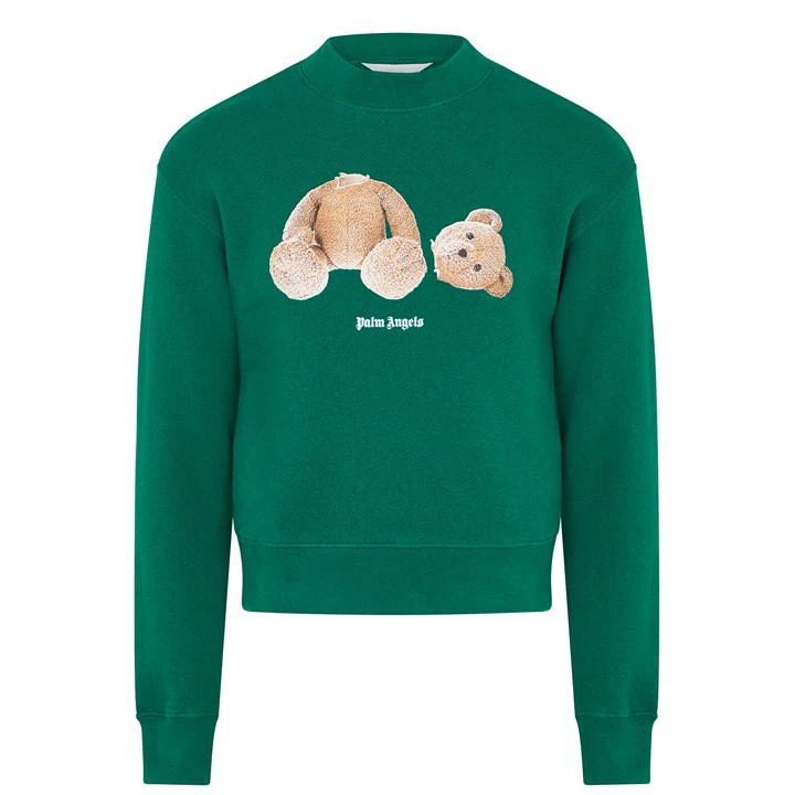 Boy'S Bear Logo Sweatshirt - Green