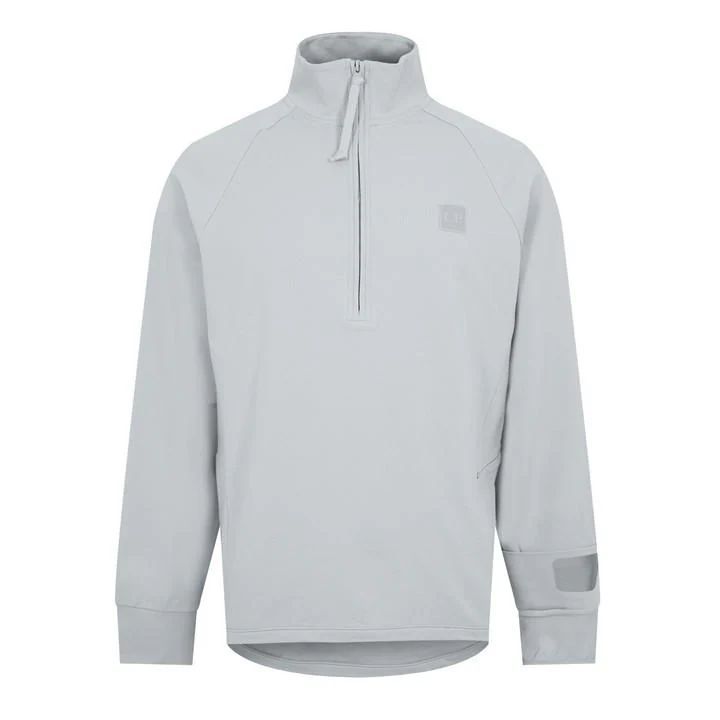half Quarter Zip Sweatshirt - Grey