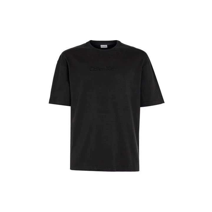 Comfort Debossed Logo T-Shirt - Black