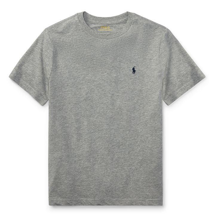 Boy's Short Sleeve Logo T Shirt - Grey