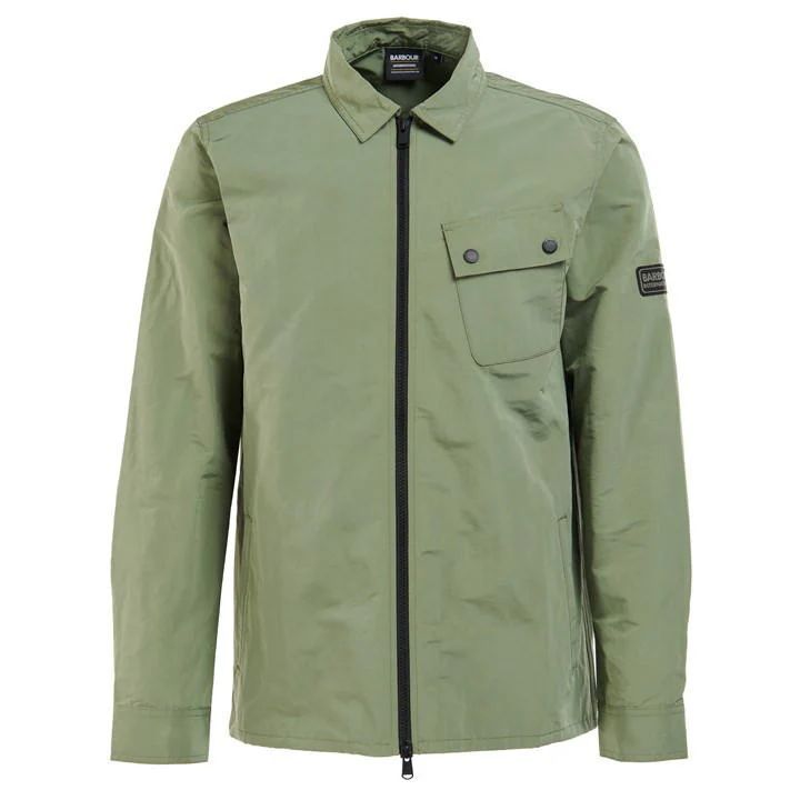 Frasers Patch Pocket Overshirt - Green