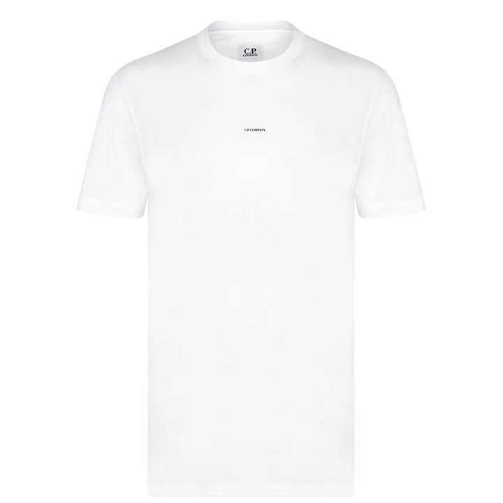 30/1 Small Logo T Shirt - White