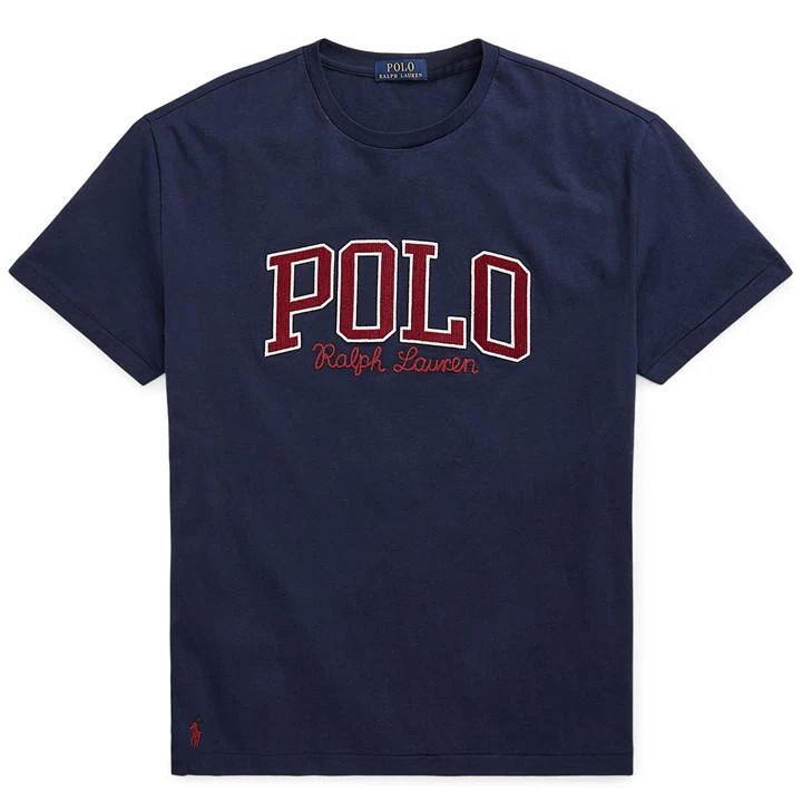 Chest Polo Short Sleeve T Shirt - Blue