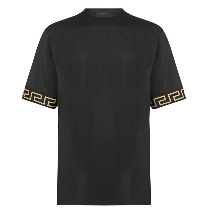 Grecian Trim T Shirt - Black