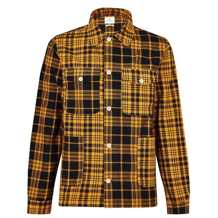 Four Pocket Check Shirt - Yellow