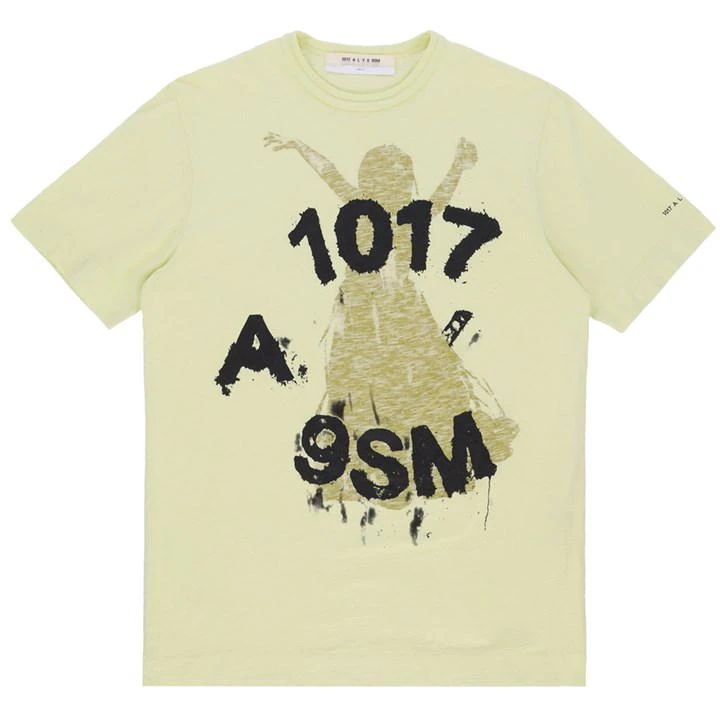 Dance Print T Shirt - Yellow
