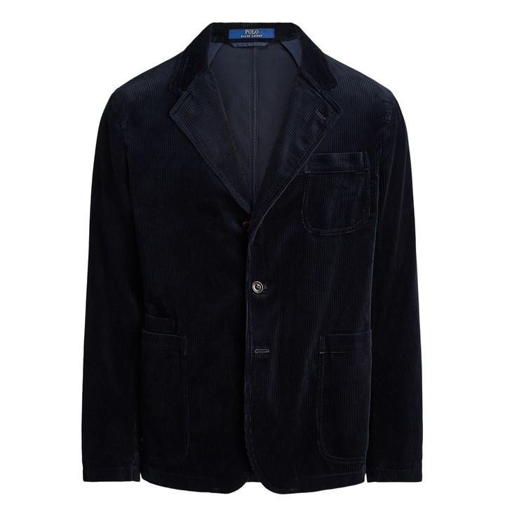 Corduroy Suit Jacket - Blue